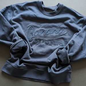 Banana Republic Graphic Logo Crewneck